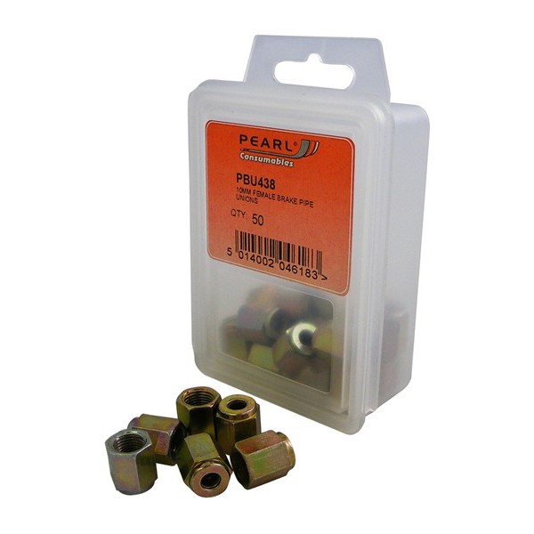 Brake Pipe Unions Female M10 Pack Of 50 Car Smart