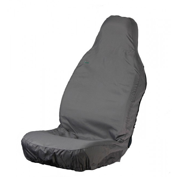 Car Seat Cover Stretch Front Single Grey Car Smart