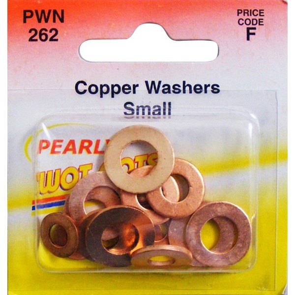 Copper Washers Assorted Small Pack Of 15 Car Smart