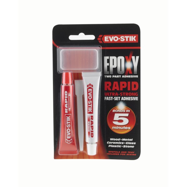 Evo-Stik Epoxy Rapid - 2 X 15ml Tubes - Car Smart