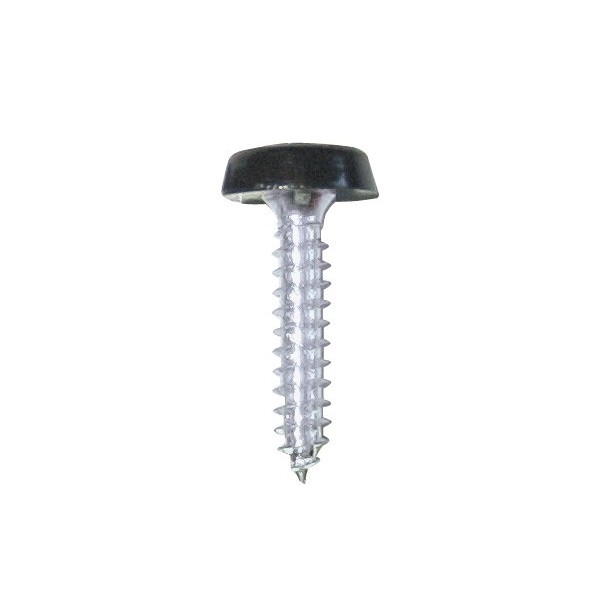 Number Plate Plastic Top Screws Black Pack Of 50 Car Smart