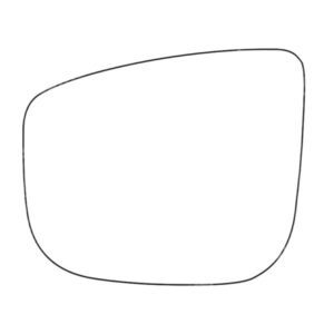 APEC Replacement Stick-On Commercial Vehicle Mirror Glass LHS