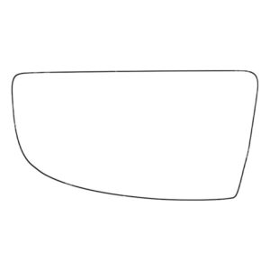 APEC Replacement Stick-On Wide Angle Vehicle Mirror Glass LHS