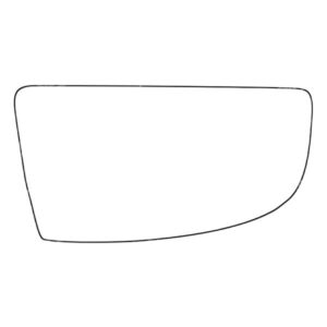 APEC Replacement Stick-On Wide Angle Vehicle Mirror Glass RHS