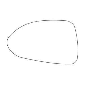 APEC Replacement Stick-On Standard Vehicle Mirror Glass LHS