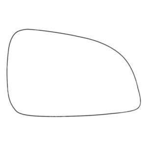 APEC Replacement Stick-On Standard Vehicle Mirror Glass RHS