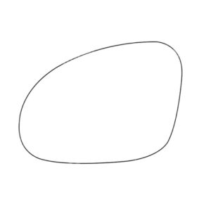 APEC Replacement Stick-On Standard Vehicle Mirror Glass LHS