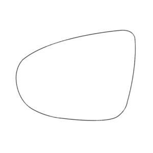 APEC Replacement Stick-On Standard Vehicle Mirror Glass LHS