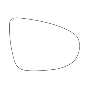 APEC Replacement Stick-On Standard Vehicle Mirror Glass RHS