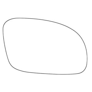 APEC Replacement Stick-On Standard Vehicle Mirror Glass RHS