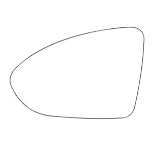 APEC Replacement Stick-On Wide Angle Vehicle Mirror Glass LHS