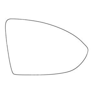 APEC Replacement Stick-On Standard Vehicle Mirror Glass RHS