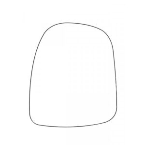 APEC Replacement Stick-On Commercial Vehicle Mirror Glass LHS