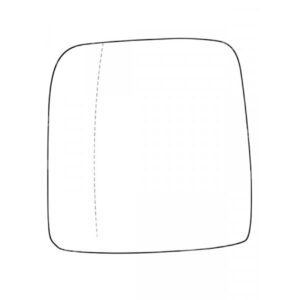 APEC Replacement Stick-On Commercial Vehicle Mirror Glass LHS