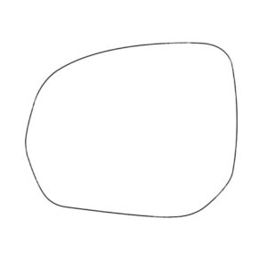 APEC Replacement Stick-On Standard Vehicle Mirror Glass LHS