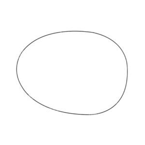 APEC Replacement Stick-On Standard Vehicle Mirror Glass LHS