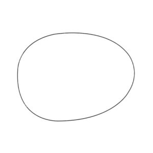 APEC Replacement Stick-On Standard Vehicle Mirror Glass RHS