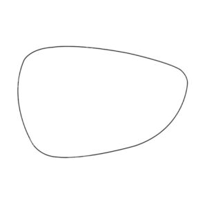 APEC Replacement Stick-On Standard Vehicle Mirror Glass RHS