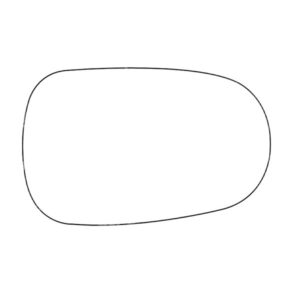 APEC Replacement Stick-On Standard Vehicle Mirror Glass LHS