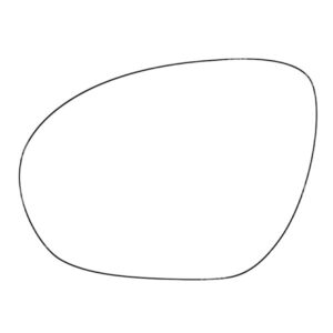 APEC Replacement Stick-On Standard Vehicle Mirror Glass LHS