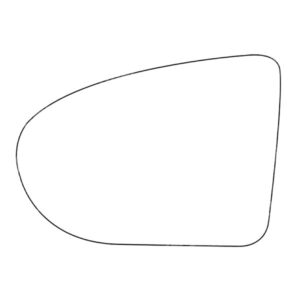 APEC Replacement Stick-On Standard Vehicle Mirror Glass LHS