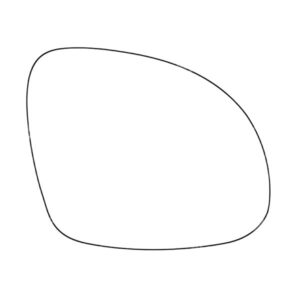 APEC Replacement Stick-On Standard Vehicle Mirror Glass RHS