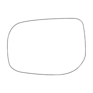 APEC Replacement Stick-On Standard Vehicle Mirror Glass LHS
