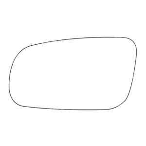 APEC Replacement Stick-On Standard Vehicle Mirror Glass LHS
