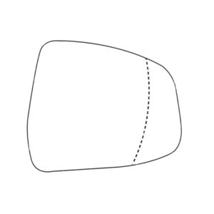 APEC Replacement Stick-On Standard Vehicle Mirror Glass RHS