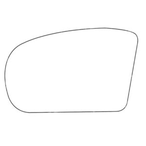 APEC Replacement Stick-On Wide Angle Vehicle Mirror Glass LHS