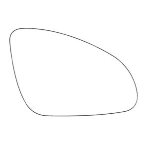 APEC Replacement Stick-On Standard Vehicle Mirror Glass RHS