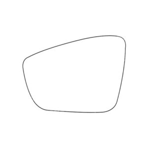 APEC Replacement Stick-On Standard Vehicle Mirror Glass LHS