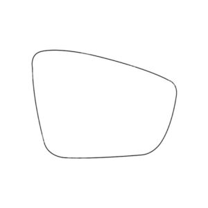 APEC Replacement Stick-On Standard Vehicle Mirror Glass RHS