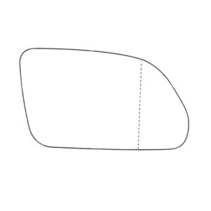 APEC Replacement Stick-On Standard Vehicle Mirror Glass RHS