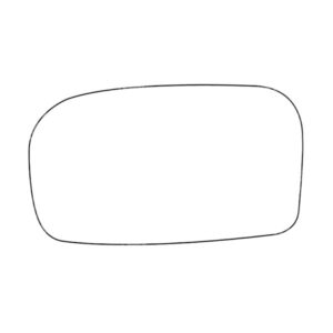 APEC Replacement Stick-On Standard Vehicle Mirror Glass LHS