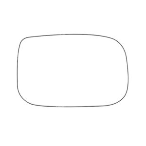 APEC Replacement Stick-On Standard Vehicle Mirror Glass RHS