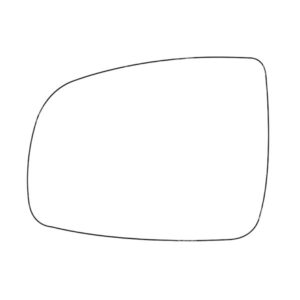 APEC Replacement Stick-On Standard Vehicle Mirror Glass LHS