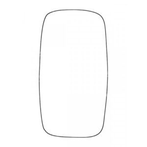 APEC Replacement Stick-On Commercial Vehicle Mirror Glass LHS
