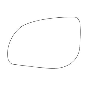 APEC Replacement Stick-On Standard Vehicle Mirror Glass LHS