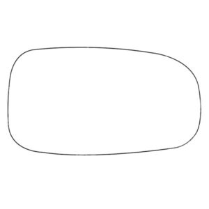 APEC Replacement Stick-On Standard Vehicle Mirror Glass RHS