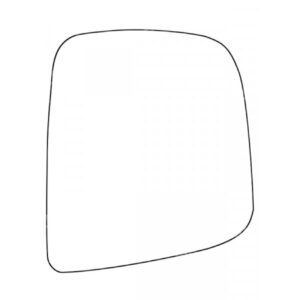 APEC Replacement Stick-On Commercial Vehicle Mirror Glass RHS