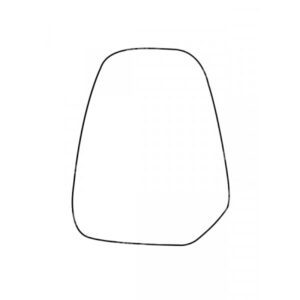 APEC Replacement Stick-On Commercial Vehicle Mirror Glass RHS