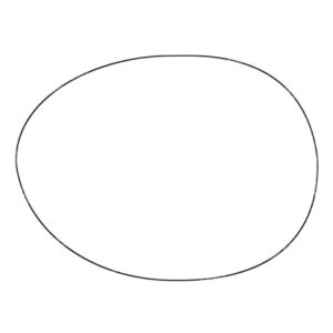 APEC Replacement Stick-On Standard Vehicle Mirror Glass LHS