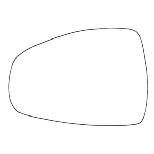 APEC Replacement Stick-On Standard Vehicle Mirror Glass LHS