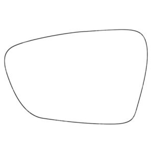APEC Replacement Stick-On Standard Vehicle Mirror Glass LHS