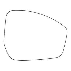 APEC Replacement Stick-On Standard Vehicle Mirror Glass RHS