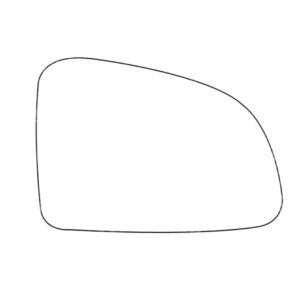 APEC Replacement Stick-On Standard Vehicle Mirror Glass RHS