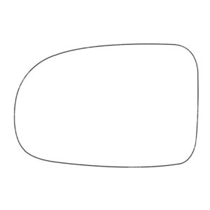 APEC Replacement Stick-On Standard Vehicle Mirror Glass LHS