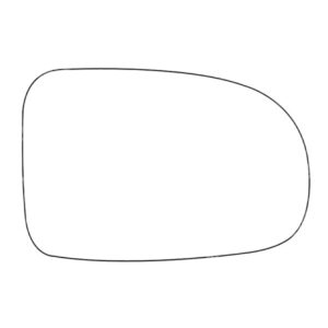 APEC Replacement Stick-On Standard Vehicle Mirror Glass RHS
