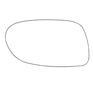 APEC Replacement Stick-On Wide Angle Vehicle Mirror Glass RHS